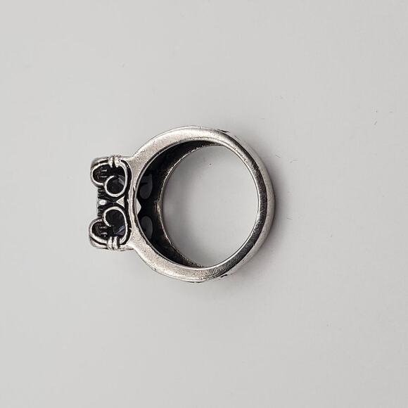 SILPADA RETIRED Sterling Silver 925 Uptown Cubic Zirconia Ring Size 5.5 R0981 - Picture 7 of 10